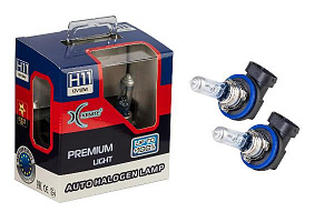 Набор ламп H11 55W 12V  XENITE +100% (2шт)