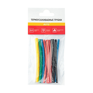 Трубка термоус. АССОРТИ (10шт) REXANT