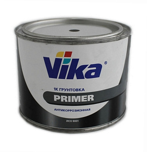 Грунт-праймер VIKA антикоррозионный серый 0,5кг (24)