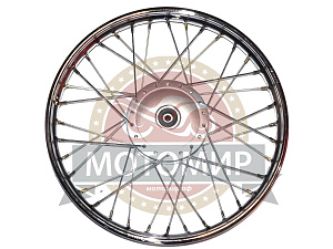 Диск передний 17" ось d10мм спицы, Альфа подшипник 6300RS