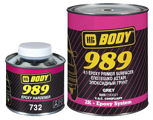 Грунт BODY 989 2К эпоксидный наполнитель 4:1 (компл 1л+0,25л) (6)