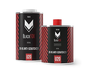 Лак 2K HS 2:1 U20 anti-scratch 1л + отв. 0,5 л  BlackFox