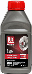 Жидкость тормозная DOT-4  455г  ЛУКОЙЛ 