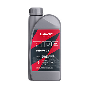 LAVR MOTO Snow 2T 1л (синт)  масло моторное