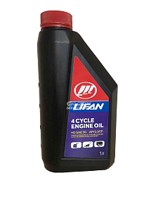 Масло 4Т LIFAN SAE 30 API SJ/CF (минеральное) 1 литр. ЧЗ=
