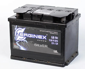 Аккумулятор ERGINEX 6CT-60.1 60Ач (прямая полярность) 12В 510А 242*175*190
