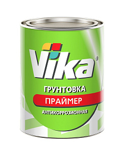 Грунт-праймер VIKA антикоррозионный серый 1кг (6)