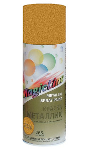 Краска-аэрозоль золото яркое 265гр MAGIC LINE