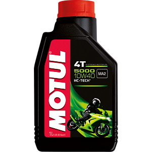 MOTUL 5000 4T HC-Tech 10W-40 SL/M2 (синт) 1л  масло моторное для мотоциклов 