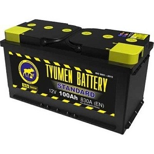 Аккумулятор ТЮМЕНЬ Standart 6CT-100 L  (прямая полярность) 