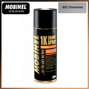 Краска-аэрозоль металлик Платина 691 520мл MOBIHEL HELIOS