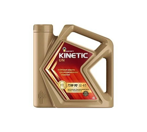 РОСНЕФТЬ Kinetic UN 75W-90  GL4/5  4л (синт.)  масло трансмиссионное
