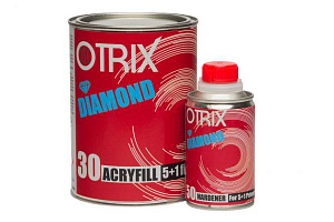 Грунт OTRIX 2K 5+1 DIAMOND 30  акриловый серый 0,8л+50отв. 0,16л 