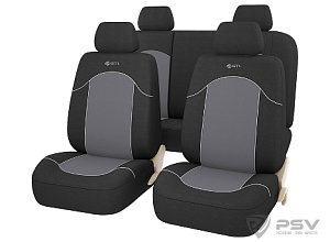 Авточехлы PSV GTL Fast темно серый L