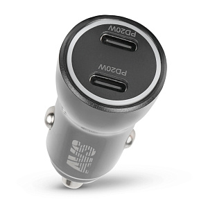 Устройство зарядное а/м универсальное 2USB (6.0 + Type C)  AVS