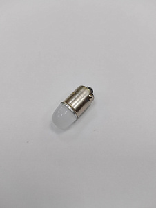 Лампа с цоколем 12 диодов белая в силиконе 24V