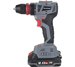 Дрель аккумуляторная ProfiPower MKBL-18BM 18,0Li, 2х2,0Ач, 45Hm  бесщ., съем. патрон кейс