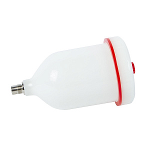 Бачок для краскопульта полипропиленовый 0,6л, резьба внешняя М16*1,5 JC600B верхний JETA PRO 