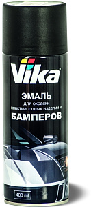 Краска-аэрозоль для бампера Черная 520 мл VIKA (12)