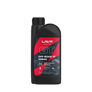 LAVR MOTO GT OFF ROAD 4T 10W-40 1л (синт) API SM масло моторное