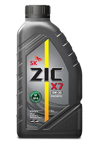 ZIC X7  5W-30 1л (синт) SP, GF-6 масло моторное