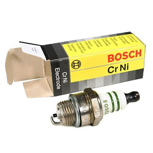 Свеча зажигания BOSCH WSR6F 1-контактная ( Партнер, Husqvarna, STIHL) (Сr Ni-электрод) аналог BPM6A