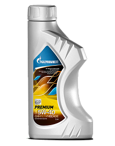 Gazpromneft Premium N 5W-40  1л (синт) SN/SM/CF масло моторное