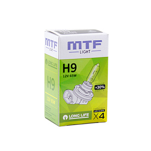 Лампа H9  65W 12V Long Life+30%  MTF