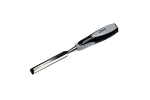 Стамеска Профи с прорезиненной ручкой, CR-V лезвие 18 мм