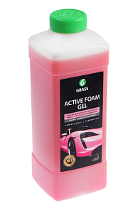 Автошампунь для бесконтактной мойки Activ Foam Gel+ (суперконцентрат) 1кг  GRASS (12)