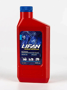 Масло 4Т LIFAN SAE 5W30 API SJ/CE (полусинтетика) 600 мл