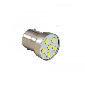 Лампа G18.5 (6SMD) 12V BA15s белый 0.48W 28.8lm TM NORD YADA