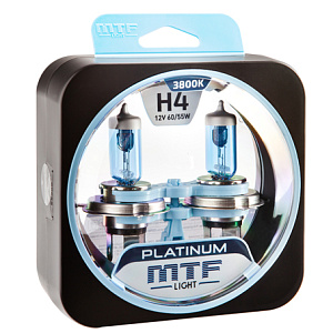Набор ламп H4  60/55W 12V 5500K Palladium  MTF (2шт)