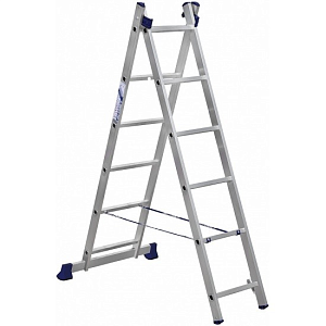Лестница алюминиевая ТЛ-2- 6 (166х39.5х9.5 см)