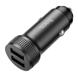 Устройство зарядное а/м HOCO Z49 2USB 2,4A 12W черное