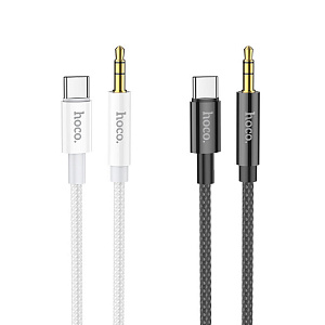 Кабель AUX  Jack 3,5 - Type-C 1м  HOCO