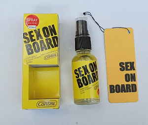 Ароматизатор CONTEX Sex on board (спрей+пластина) 30мл