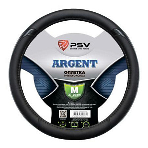 Оплетка  руля PSV ARGENT черный M