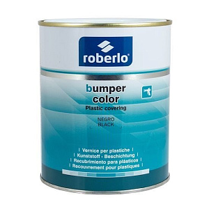 Краска для бамперов BC-10 черная 1л  ROBERLO (12)