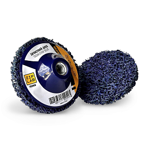 Диск Clean Strip Black для удаления ЛКП, на оправке М14, 100мм, голубой  ZIP LAB