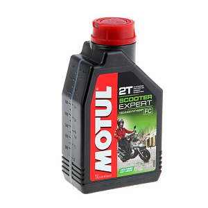 MOTUL Scooter Expert 2T TC (синт) 1л  масло моторное (для смеш. и раздельн. систем смазки)