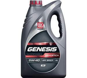 ЛУКОЙЛ GENESIS ARMORTECH CN  5W-40 (SP/CF)  (синт)  4л  масло моторное 
