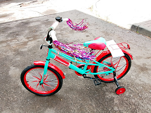 Велосипед 18" Forward AZURE  поддерж. колеса