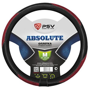 Оплетка  руля PSV ABSOLUTE бордовый M