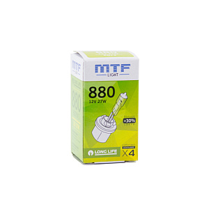 Лампа H27  27W 12V Long Life+30% (880)  MTF