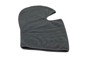 Подшлемник (балаклава) утепленный чёрный BI-002 (1 широкий вырез для глаз)