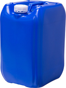 Канистра 31,5 л. полиэтиленовая с крышкой, утяжеленная, синяя HDPE (SPEC11)