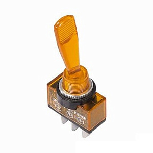 Тумблер 12V 25A (3c) ON-OFF однополюсной с LED подсветкой (ASW-07D)
