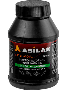 Масло моторное 2T ASILAK 0.1л 