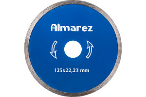 Диск алмазный керамика 125*1,2*22,23мм ALMAREZ  мокрая резка